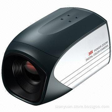 30x CCTV Zoom Camera with 480TVL Horizontal Resolution and PAL/NTSC Signal System